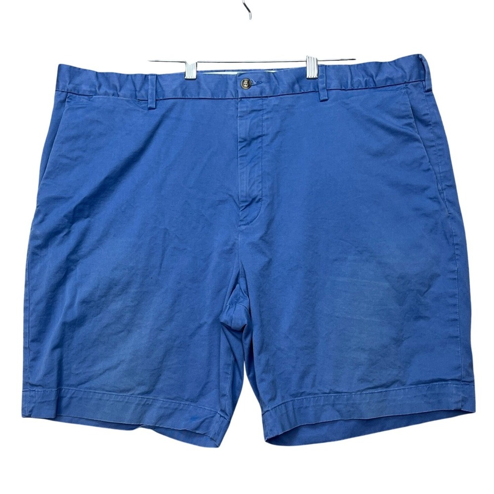Polo Ralph Lauren Shorts Mens 42‎ Blue Chino Flat Front Stretch Classic Fit